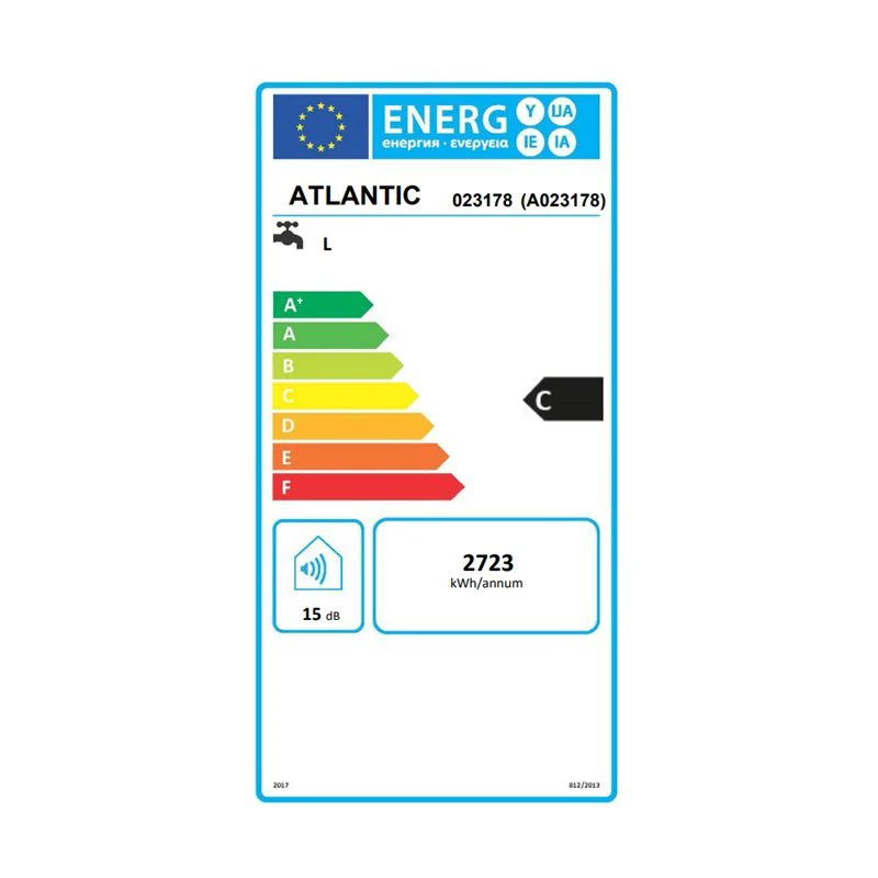 Chaufféo 150 L Horizontal mural - Chauffe-eau électrique avec raccord dessous - Image 3