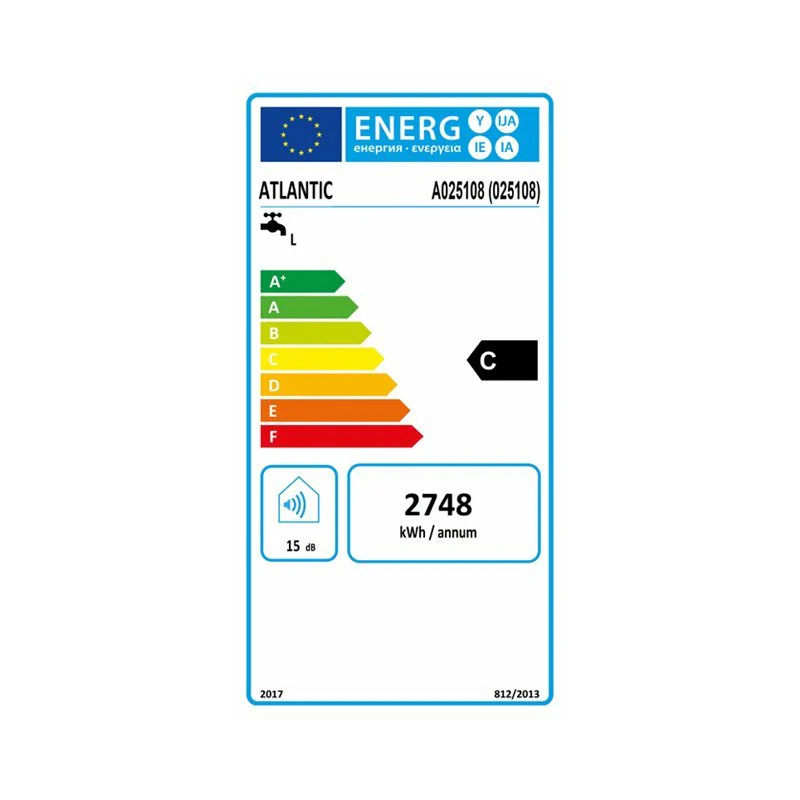 Chaufféo 75 L Horizontal mural - Chauffe-eau électrique avec raccord côté - Image 3
