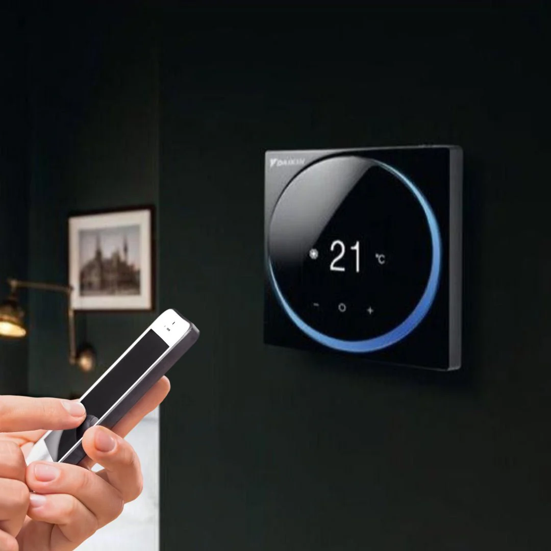 Thermostat Altherma 3 Madoka chauffage noir compatible pompe à chaleur air-eau - Image 2