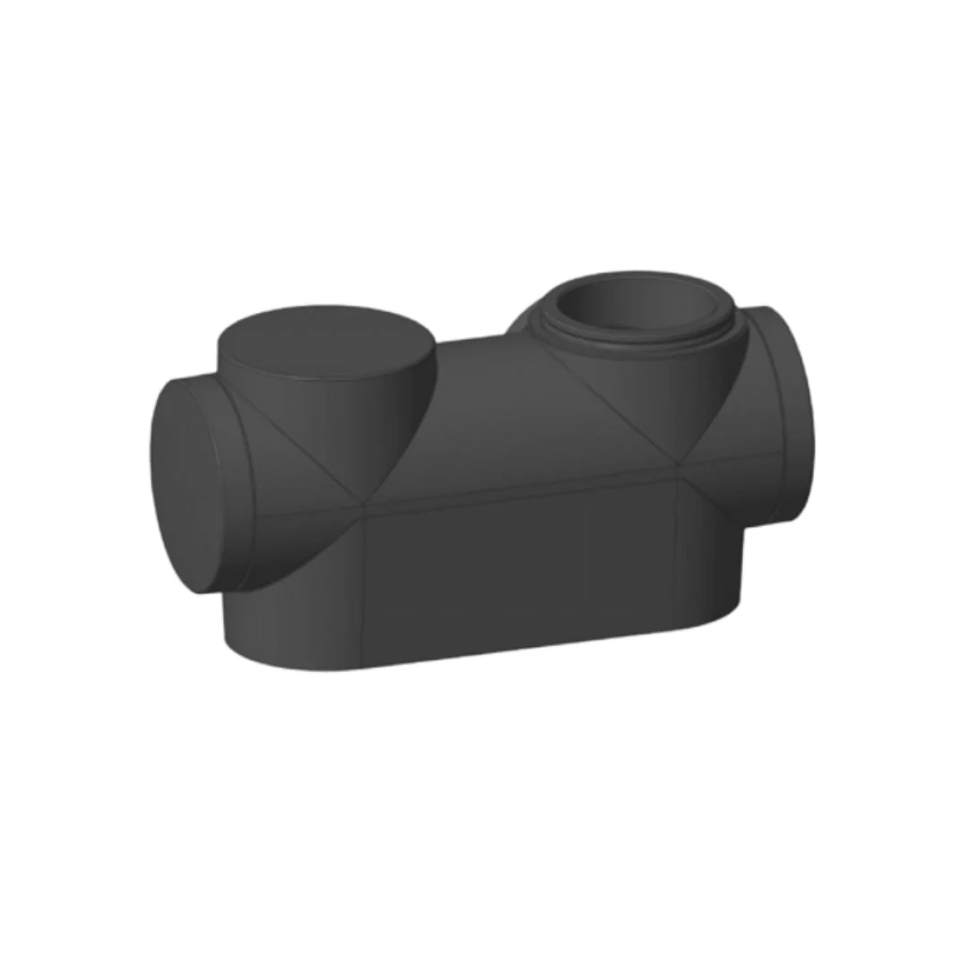 Kit adaptateur ventouse raccordement 80 mm / 125 mm
