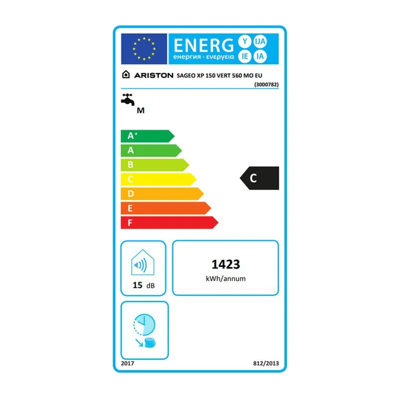 Chauffe-eau électrique 150 litres Ø560 mm - Sageo XPERT Vertical mural - Image 5