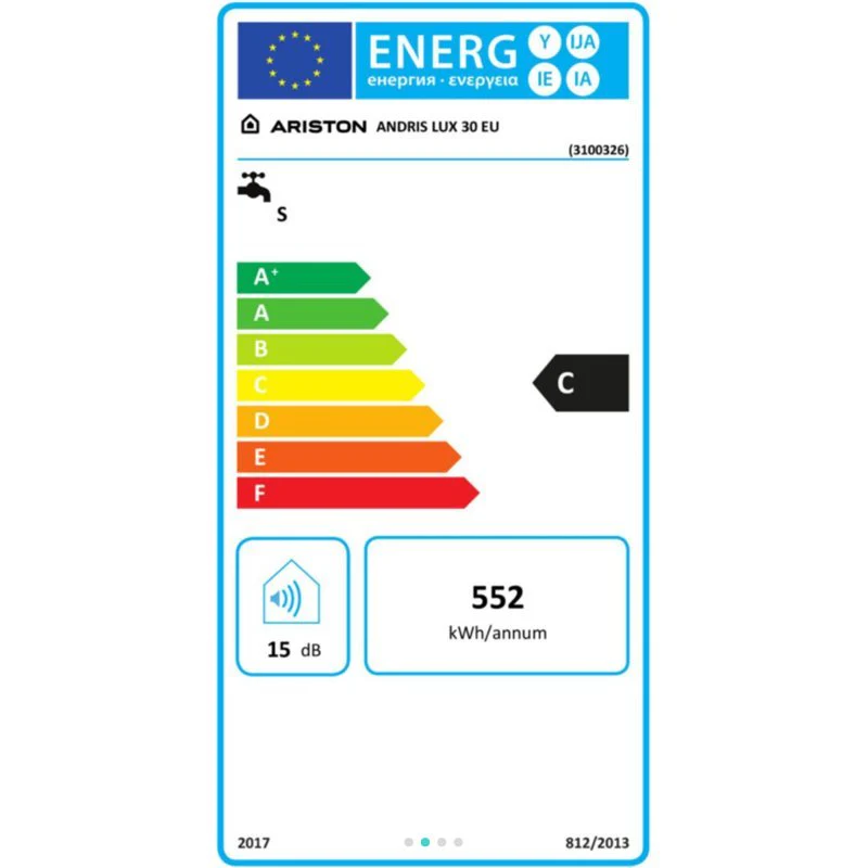 Chauffe-eau électrique Andris Lux 30 Litres sur évier - Image 6