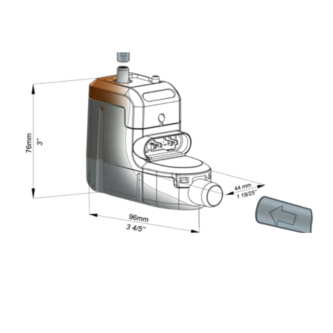 Pompe de relevage Si-10 Univers'L à piston oscillant avec détection intégrée 20 l/h - Image 4
