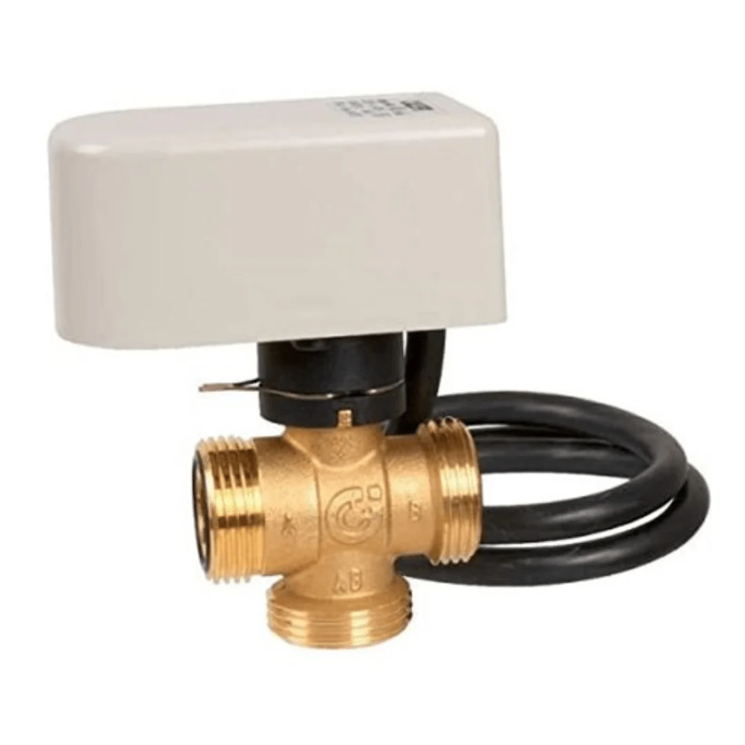 Vannes direct 3 voies pour fonctionnement chauffage et ECS