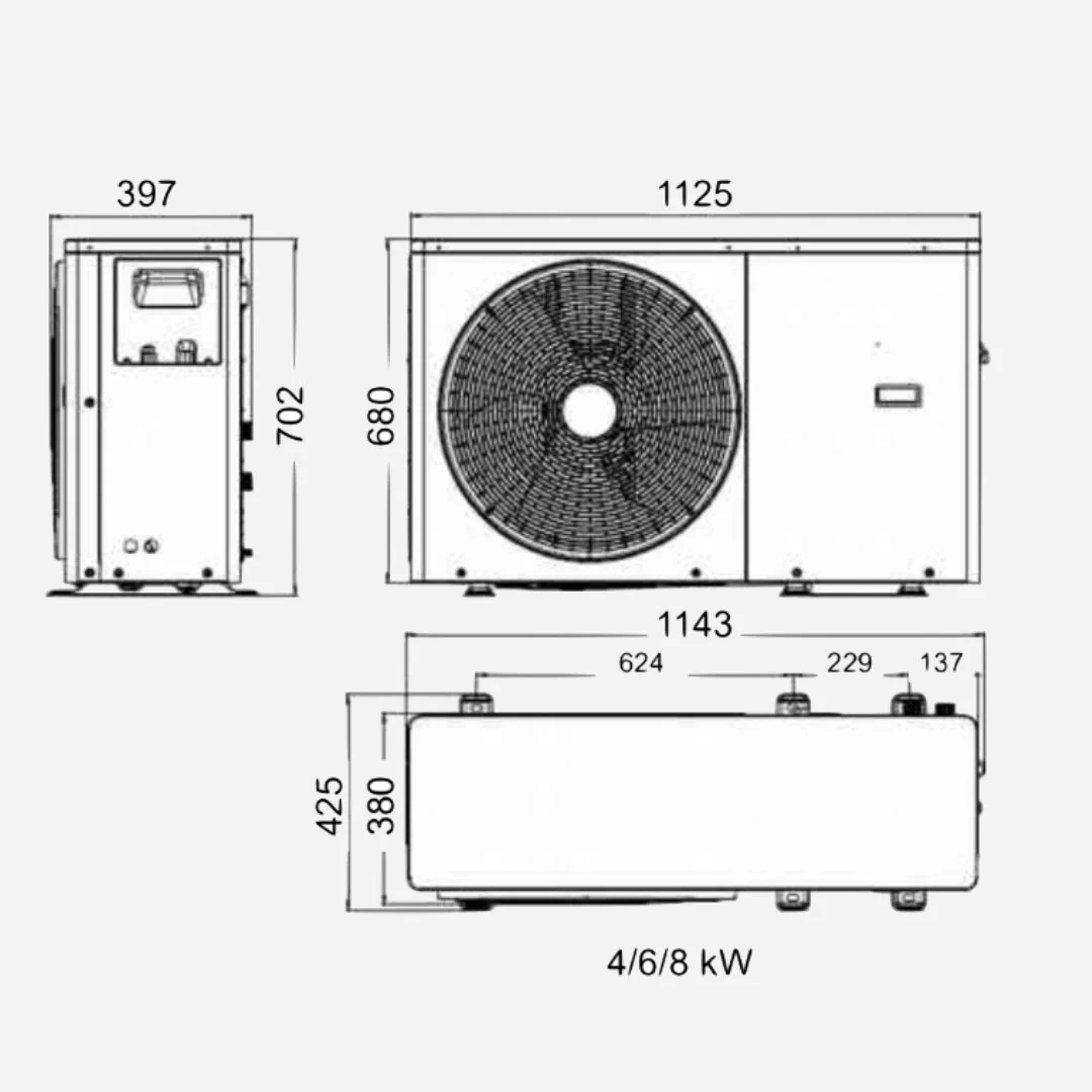 OptiPac MR32 - 6kW - Pompe à chaleur air-eau - Image 3