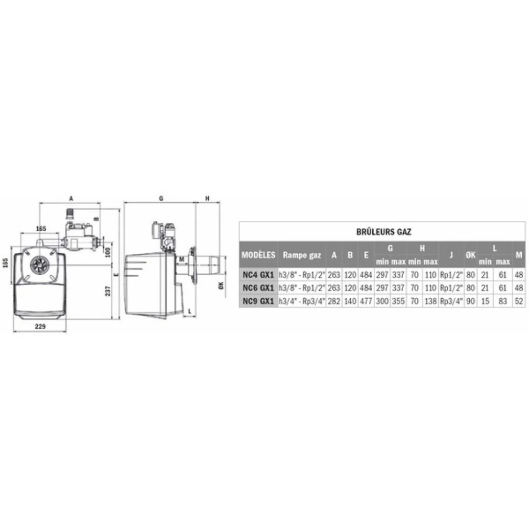 Brûleur gaz CB-NC4 GXE - Image 2