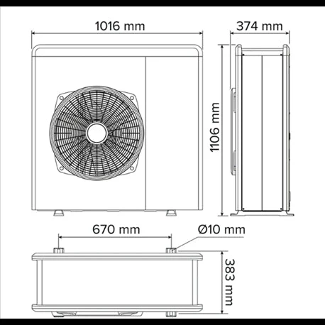 Nimbus Plus 80 M-T Net R32 - 8kW Triphasé - Image 5