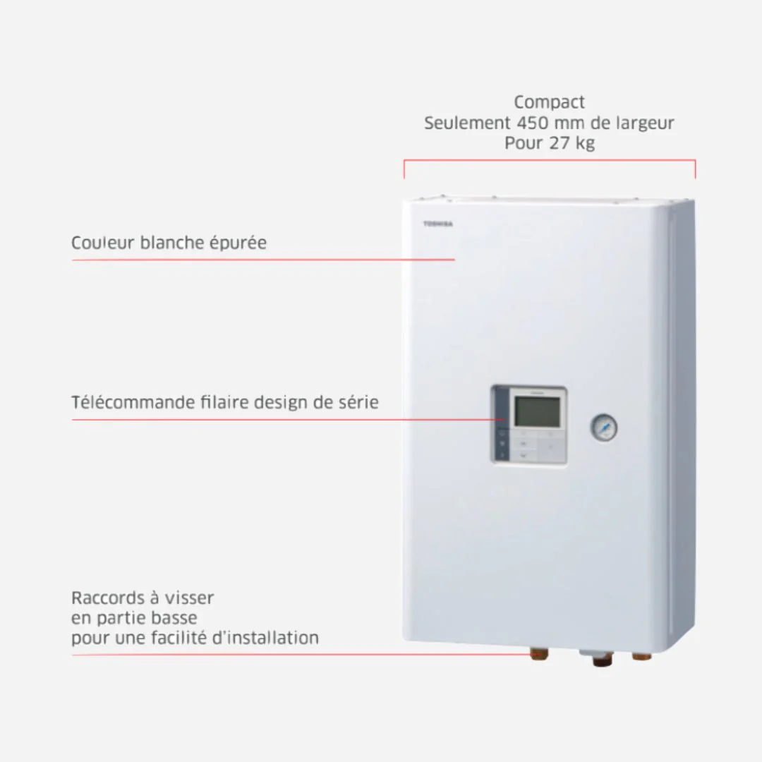 Estia murale 6kW - Pompe à chaleur air-eau - Image 5