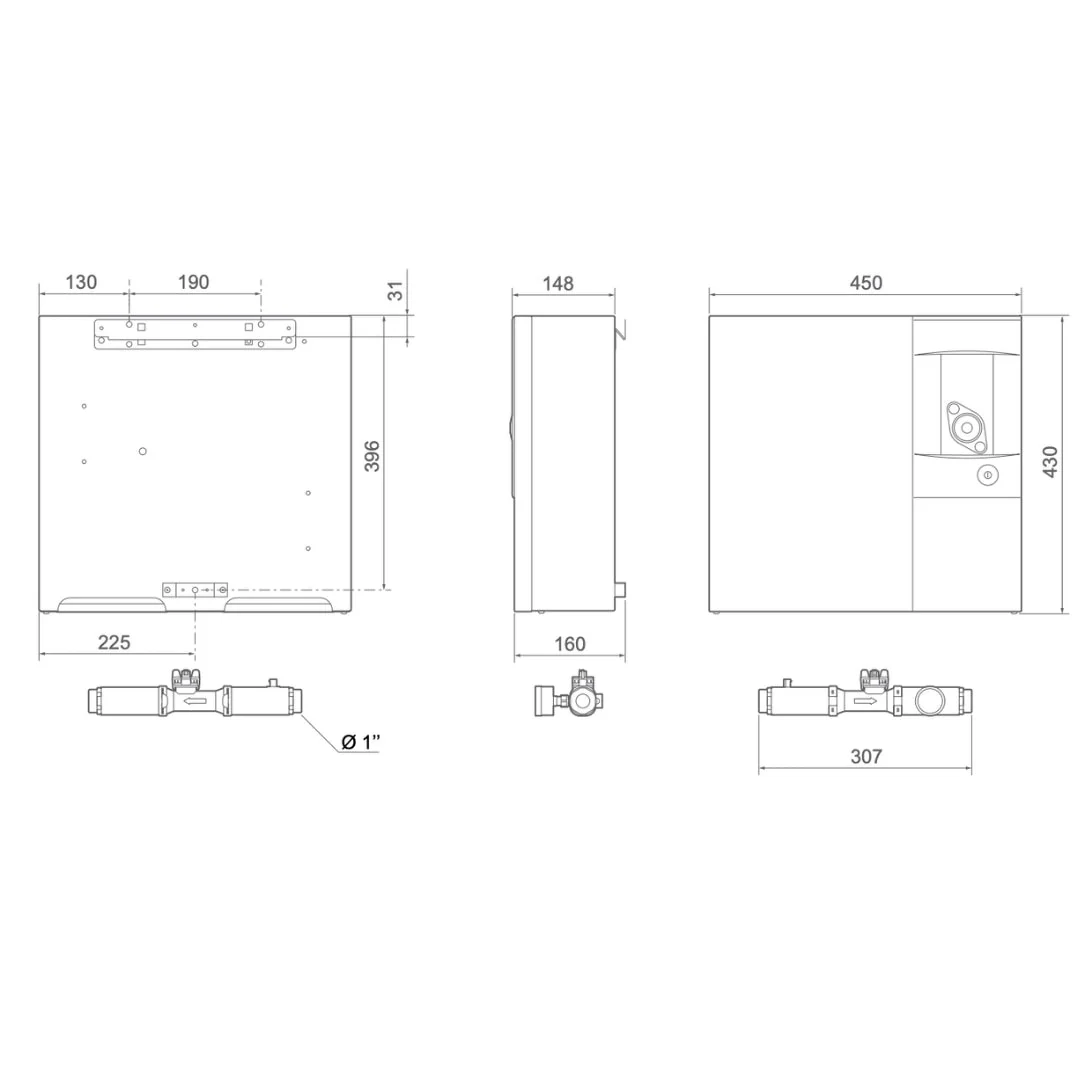 Ixtra M 12kW compact Monophasé - Pompe à chaleur monobloc - Image 7