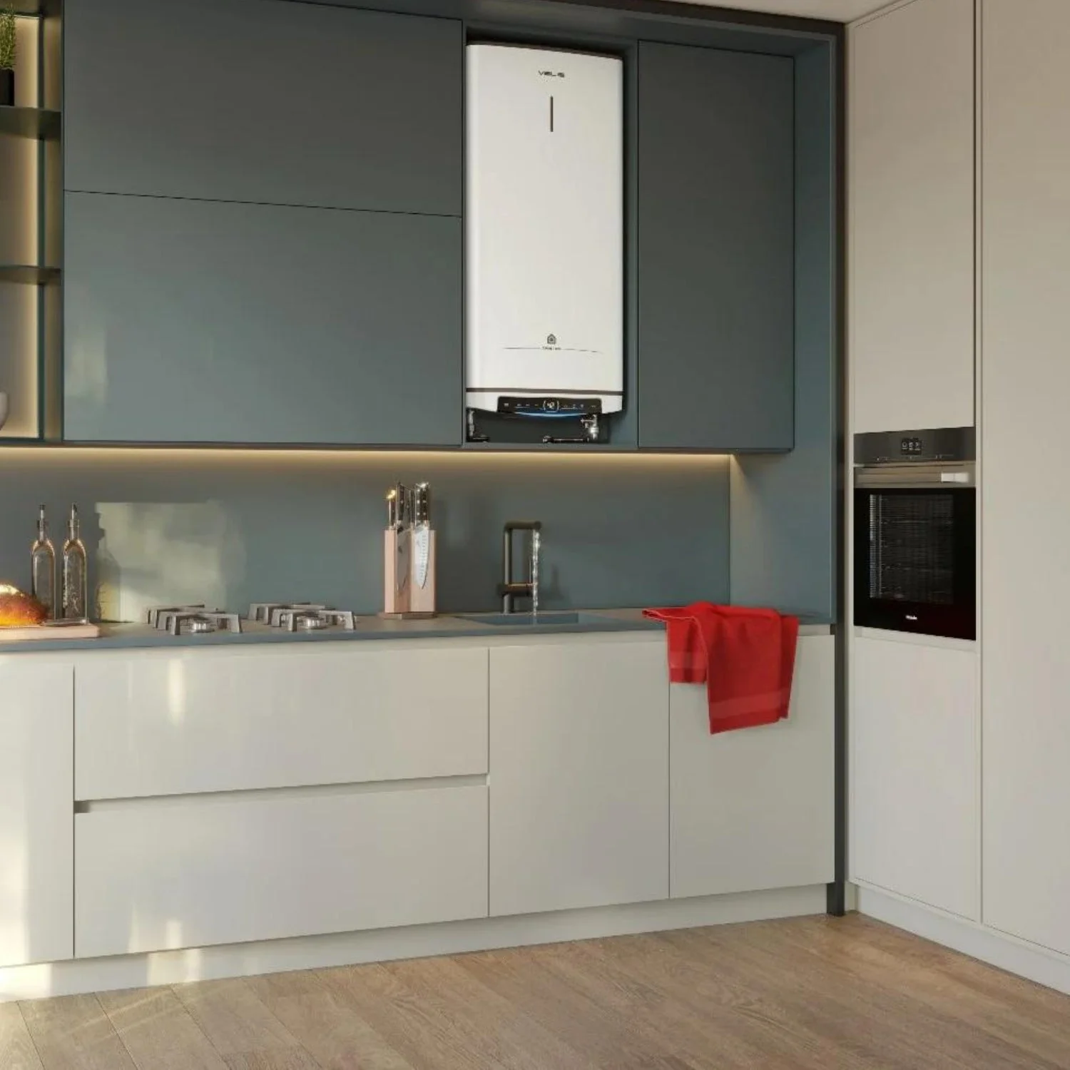 VELIS PRO DRY WiFi 80L - Chauffe-eau électrique plat stéatite multiposition - Image 8