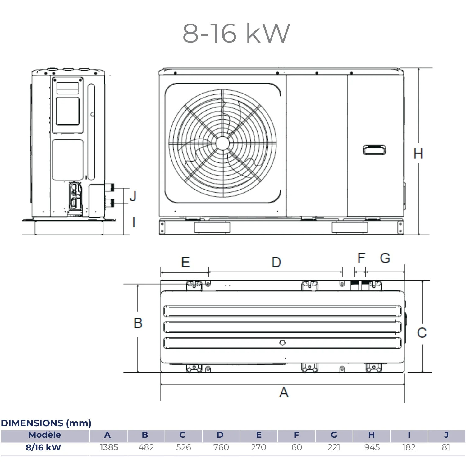 WELLEA M HT R290 - 8kW Monophasé - Image 4