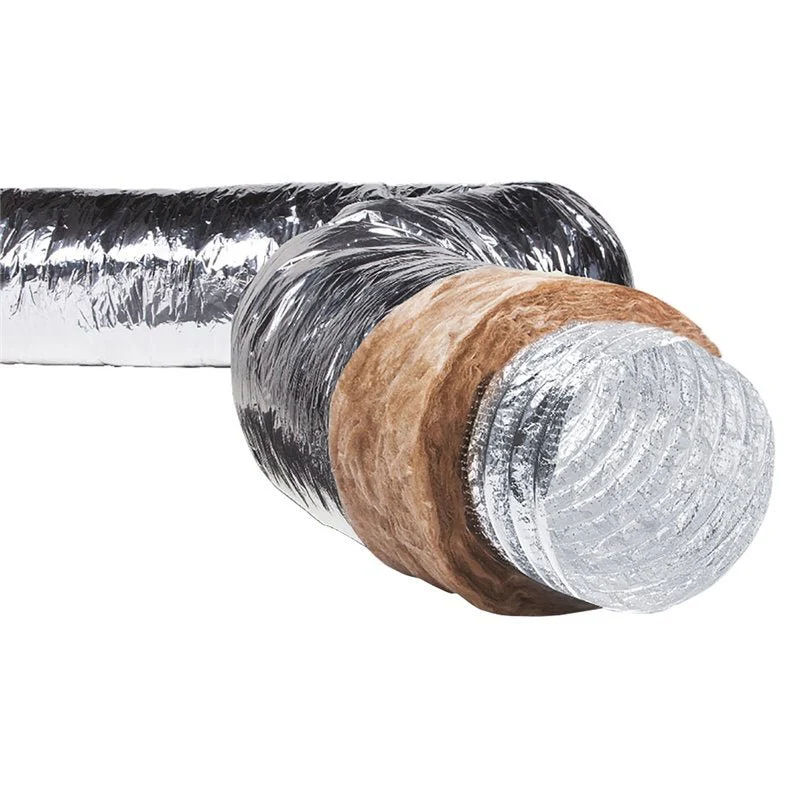 Gaine Ø 200 mm souple isolée Ep25 mm - L 10 m