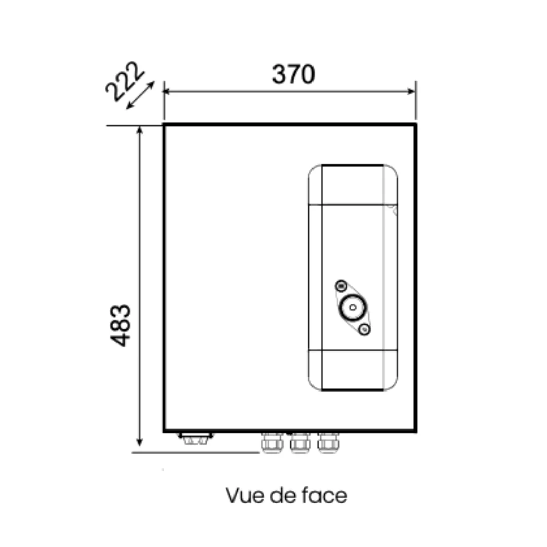 ALFEA M Compact 8 kW – Chauffage seul – Monophasé - Image 3