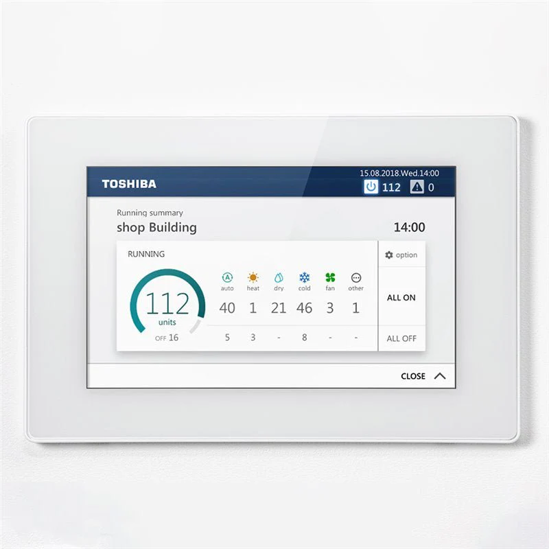 Commande centralisée BMS-CT2560U-E Touch Screen 256 pour gestion jusque 256 unités max - Image 2