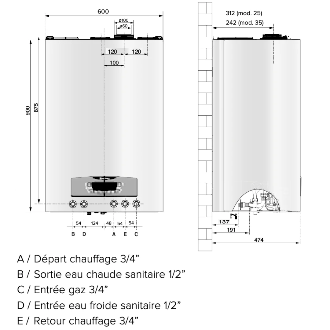 Chaudière à condensation CLAS B ONE MAX 35 kW - Image 3