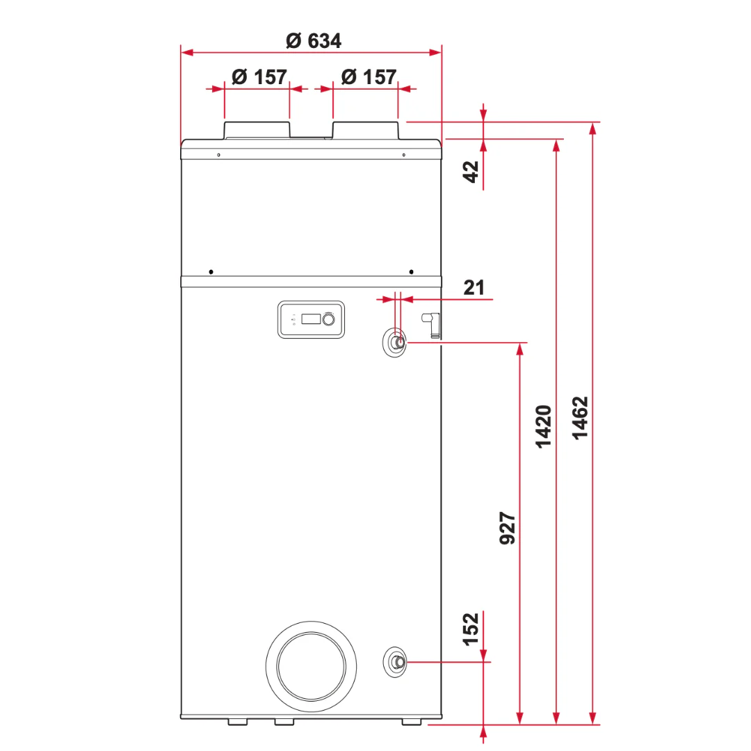 Magna Aqua 200/3 - Chauffe-eau thermodynamique - Image 3