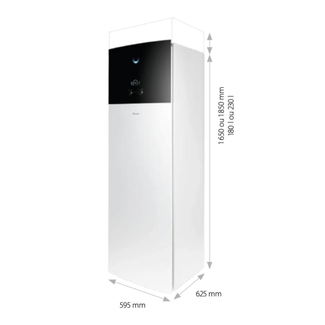 Daikin Altherma 3 R MT - Taille 12 avec ECS 230L - 2 zones - Image 4