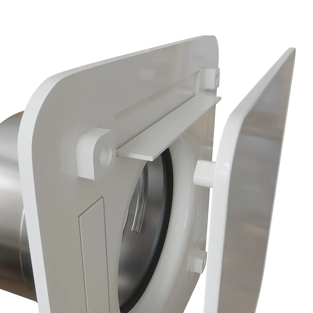 Diffuseur extra-plat multidirectionnel Ø 160 mm avec manchon acier - Image 3