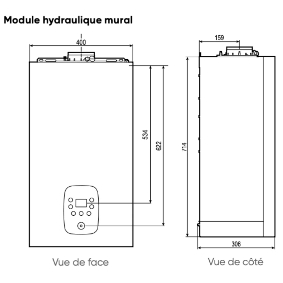 Pompe à chaleur hybride Hybea 6 kW - 30 kW - Image 9
