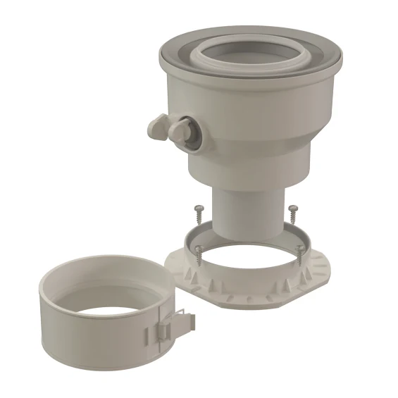 Kit adaptateur Rolux Condensation D60/100‑80/125 mm,