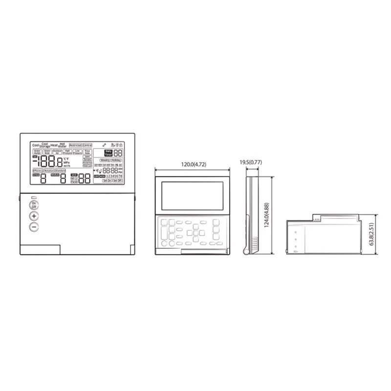 Thermostat filaire DVM Chiller pour unité DVM Chiller - Image 8