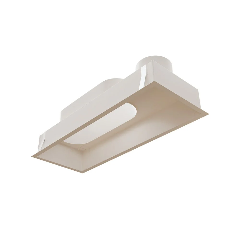 Plénum ABS pour grille de soufflage 400x150 mm avec fixation rapide - Image 3