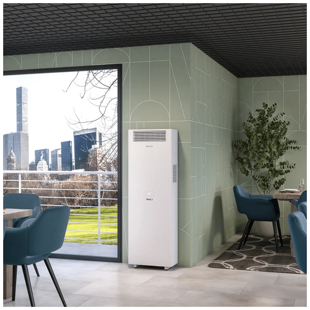 Climatiseur sans groupe extérieur Unico Vertical 35 HP EVANX - avec résistance éléctrique - Image 7